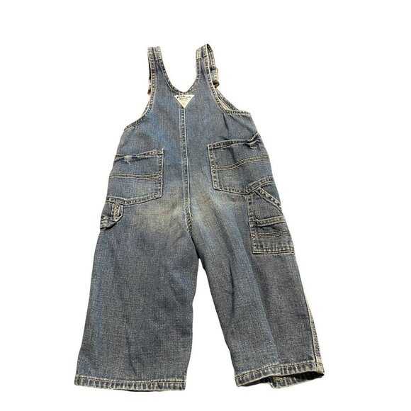 OshKosh Blue Jean Overalls size 18 months - Picture 3 of 5